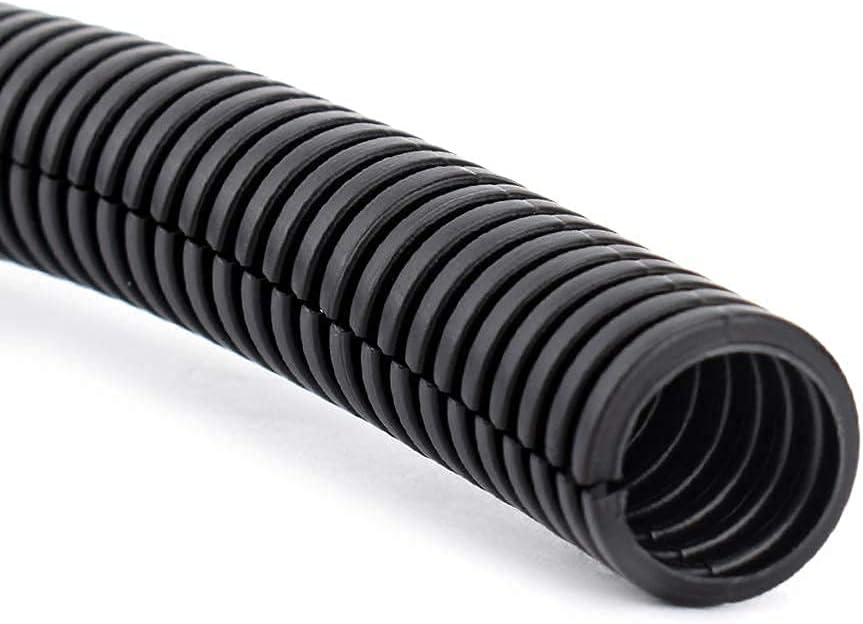 ZhiYo 100 FT 1/4” Wire Loom Split Tubing Auto Wire Conduit Flexible Cover