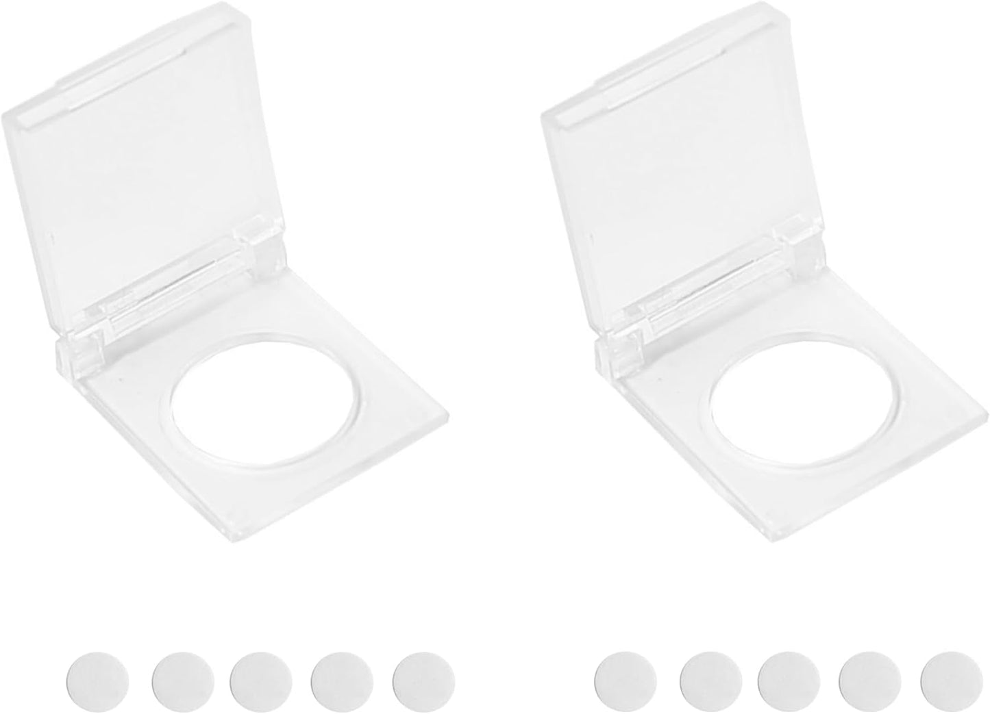 Hufopik 2PCS Diamond Painting Accessories Light Pad Switch Cover, Diamond Art Light Pad Touch Button Protector Cover for Light Pad, Light Table, Light Board，10PCS Back sticker, transparent
