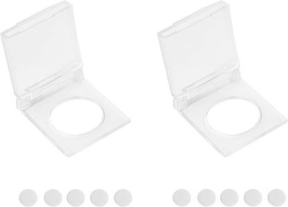 Hufopik 2PCS Diamond Painting Accessories Light Pad Switch Cover, Diamond Art Light Pad Touch Button Protector Cover for Light Pad, Light Table, Light Board，10PCS Back sticker, transparent