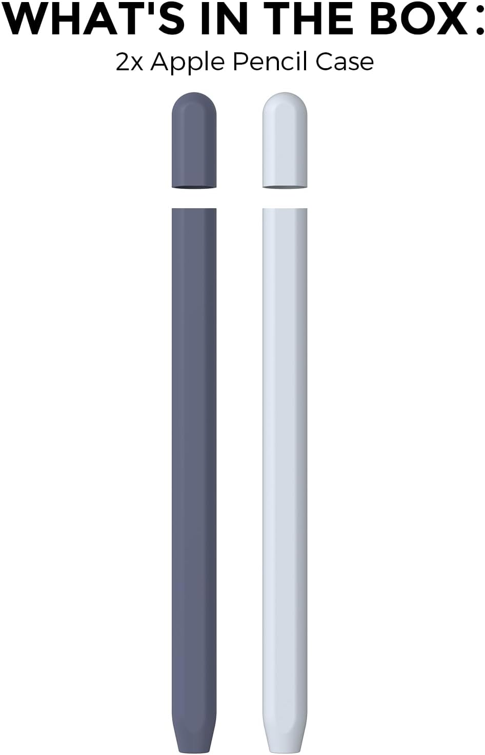 AhaStyle Silicone Case for Apple Pencil (USB-C) 2023 Ultra Thin Proteative Cover Skin Apple Pencil Sleeve Anti-Slip Grip Compatible with Apple Pencil USB C (Lavender)