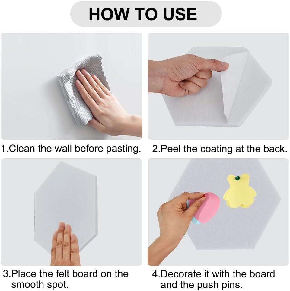 Vuzvuv Black 28"x16" Large Cork Board with 50 Push Pins & Sticky Notes, Self-Adhesive Bulletin Board for Wall, Felt Pin Vision Board for Paste Notes,Schedules Offices Home