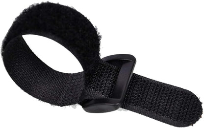 Fastening Nylon Strap with Buckle,10Pack Reusable Self-Adhesive Hook and Loop Cable Securing Straps,Adjustable Cinch Straps for Cords Organized and Tidy(1" x 8")