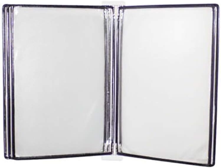Wall Mount Reference Display System, Document Display Holders a4 with 5 Panels and 10 Pockets for 35 * 24 4.5CM,Folders(B)