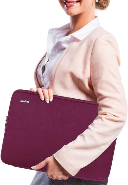 Laptop Sleeve 15.6 Inch, Durable Shockproof Protective Cover Flip Case Briefcase Carrying Computer Bag Case Compatible with 15.6 Inch HP, ASUS, Lenovo, Acer, Notebook, Computer, Black