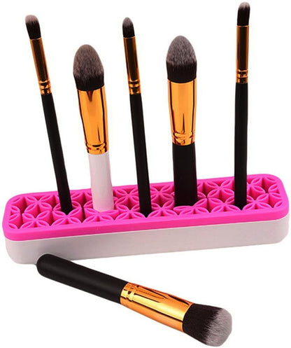 Brush Storage Box Sew Desktop Organizers Diamond Painting Pen Holder Sewing Craft Tool Holder, Rose Red