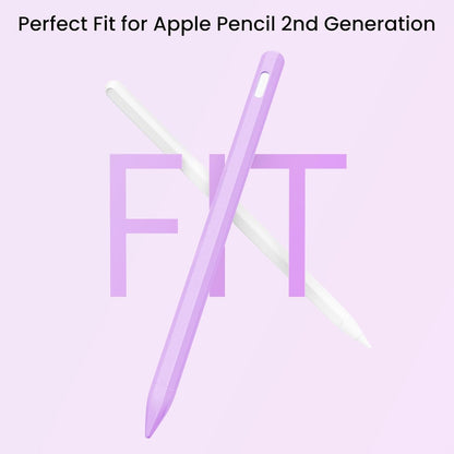 KELIFANG Silicone Case for Apple Pencil Pro 2024 & Apple Pencil 2nd Generation, Cute Pink Protective Skin Sleeve Cover Holder Grip and Tip Cap Accessories Compatible with iPad Pro 11 12.9 13 Inch