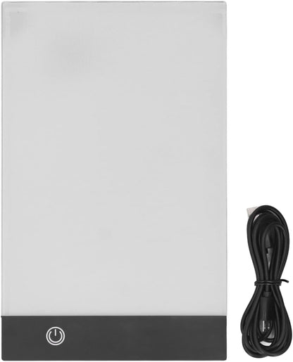 Huleo LED Light Pad, A5 Tracing Light Pad, Artcraft Tracing Pad Light Box, 3 Levels of Brightness, Rechargeable Light Board for Artists Drawing Sketching Animation Stencilling X-ray Viewing