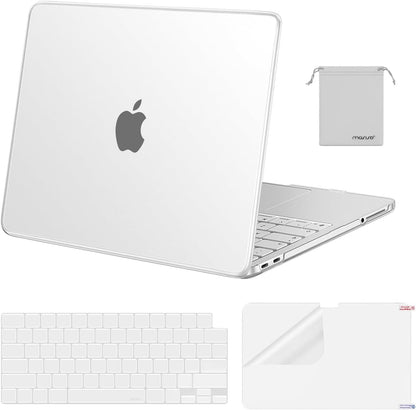 MOSISO Compatible with MacBook Neo Case 13 inch 2026 Release Model A3404 with A18 Pro Chip, 4 in 1 Kit Precision Fit Crack & Scratch Resistant Protective Hard Shell Case Cover, Crystal Clear