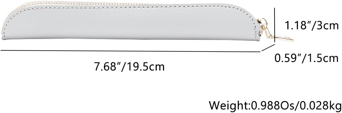 Pencil Case Durable Pencil Pouch for Pens School Featuring Oxford Lap Design (Khaki,Oxford)