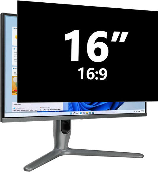 [2-Pack] 27 Inch Computer Privacy Screen for 16:9 Monitor, Removable Anti Glare Blue Light Filter & Anti-Scratch Protector Film - Eye Protection Privacy Shield for Desktop Monitors