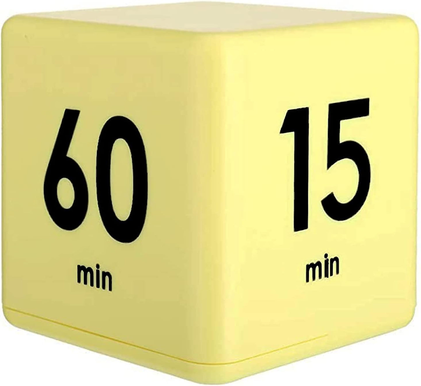 Cube Timer, Kids Timer with Gravity Sensor Flip 15 20 30 60 Mins Countdown Settings for ADHD, Time Management, Classroom, Productivity Workout, Kitchen, Cooking, Study (Pink)