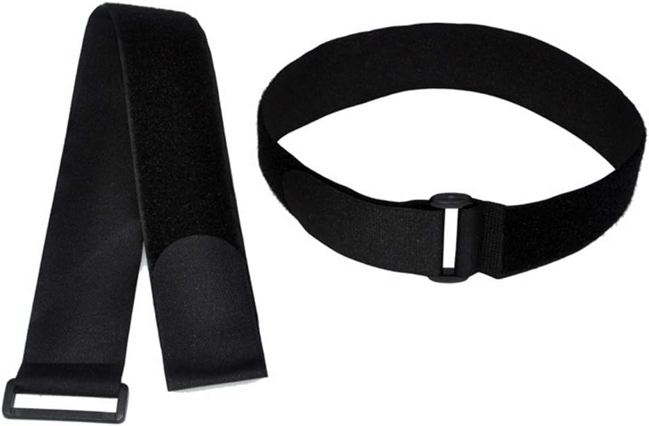 Fastening Nylon Strap with Buckle,10Pack Reusable Self-Adhesive Hook and Loop Cable Securing Straps,Adjustable Cinch Straps for Cords Organized and Tidy(1" x 8")