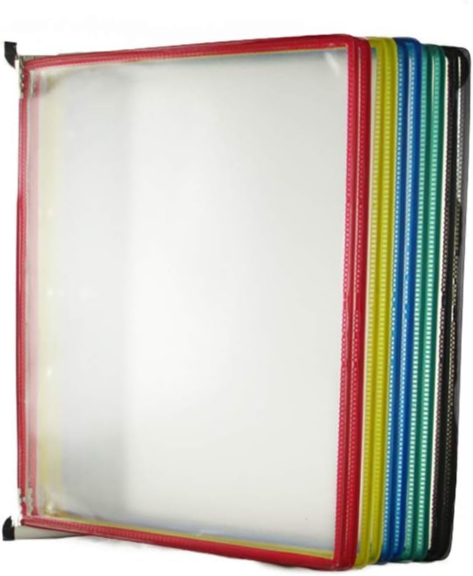 Wall Mount Reference Display System, Flip File Holder, Wall-Mounted Magnetic Display,Folders