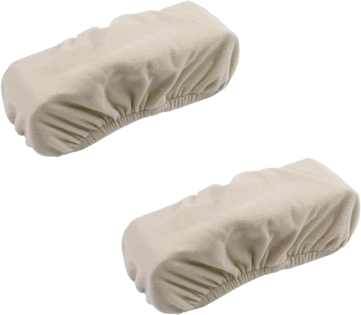 Office Chair Armrest Pads Covers Chair Cushions for Elbow and Forearms Removable Slipcovers (Dark Grey)