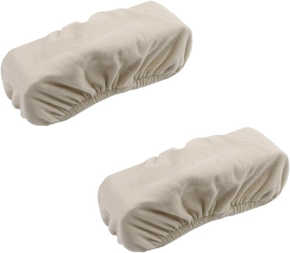 Office Chair Armrest Pads Covers Chair Cushions for Elbow and Forearms Removable Slipcovers (Dark Grey)