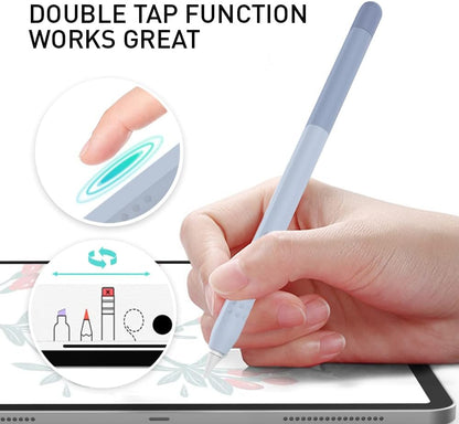 Delidigi for Apple Pencil Pro Case (2024) & Apple Pencil 2nd Generation Sleeve,Soft Silicone Grip Cover,Magnetic Charging Compatible,Double Tap Support,Gradient Color Design