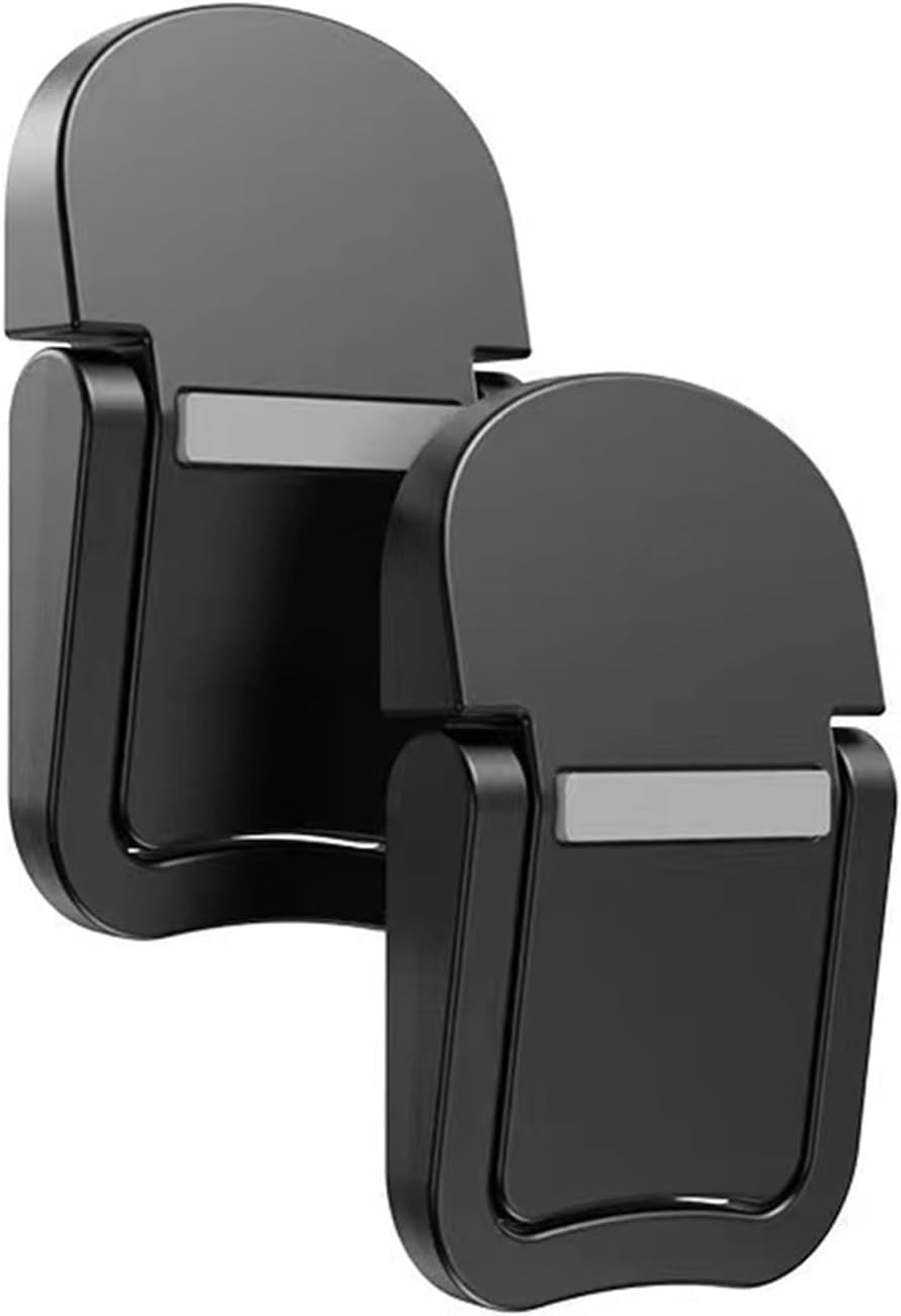 Mjaie 2Pieces Laptops Stand Invisible Computer Stand Foldable Portable Ventilated Desktop Laptops Bracket Keyboards Stand Triangular Support Angle, Silver