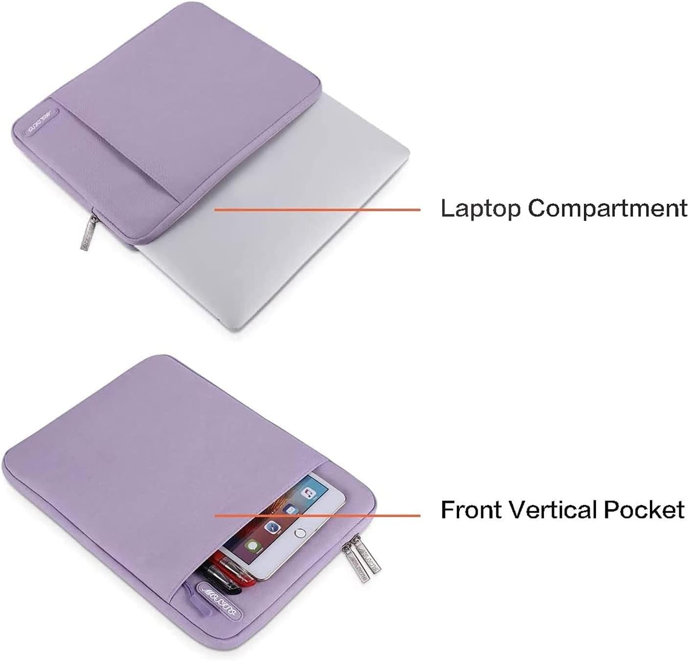 MOSISO Laptop Case 13.3 inch, 13-13.3 inch Laptop Sleeve Compatible with MacBook Air/Pro 13/Pro 14 M5 M4 M3 M2 M1, HP Dell ASUS Lenovo,Polyester Vertical Computer Sleeve Bag with Pocket, Antique Green - Colors B