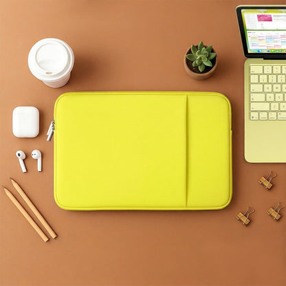 Laptop Sleeve for MacBook Neo/Air/Pro 13 inches A18/M5/M4/M3/M2/M1 Chip 2026-2020 A3404 A3449 A3240 A3113 with 2 Pockets Tablet Bag Case Accessories (Bright Pink)