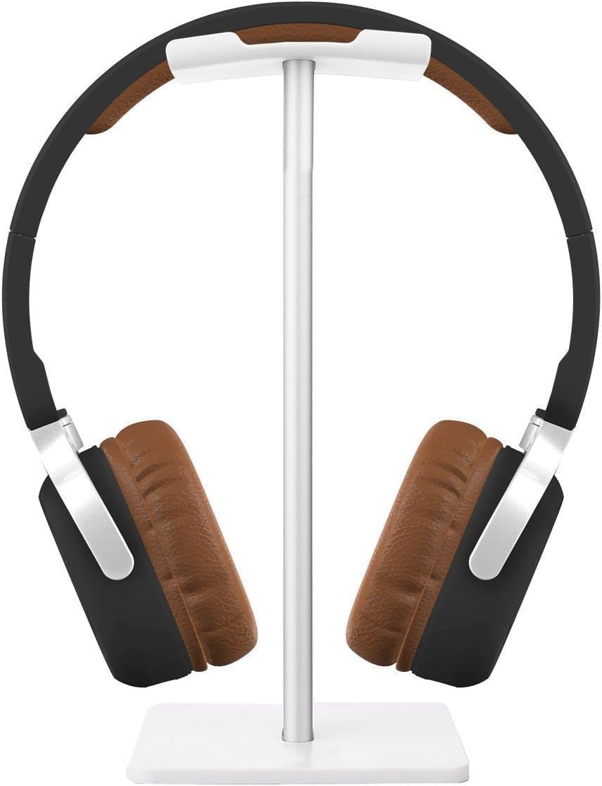 Headphone Stand, Universal Aluminum Holder Showing Display Hanger for HyperX Cloud II Gaming Headset, Microsoft Xbox One Chat, Turtle Beach Recon, Sony Headset 2.0 and More