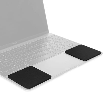 GRIFITI Small Slim Palm Pads Notebook Wrist Rest with Tacky Silicone Reposition Ergonomic Carpal Tunnel Resting Support for Computer MacBook & Laptop Keyboard Typing Pad (2 Small 3 x 2.75 inches)