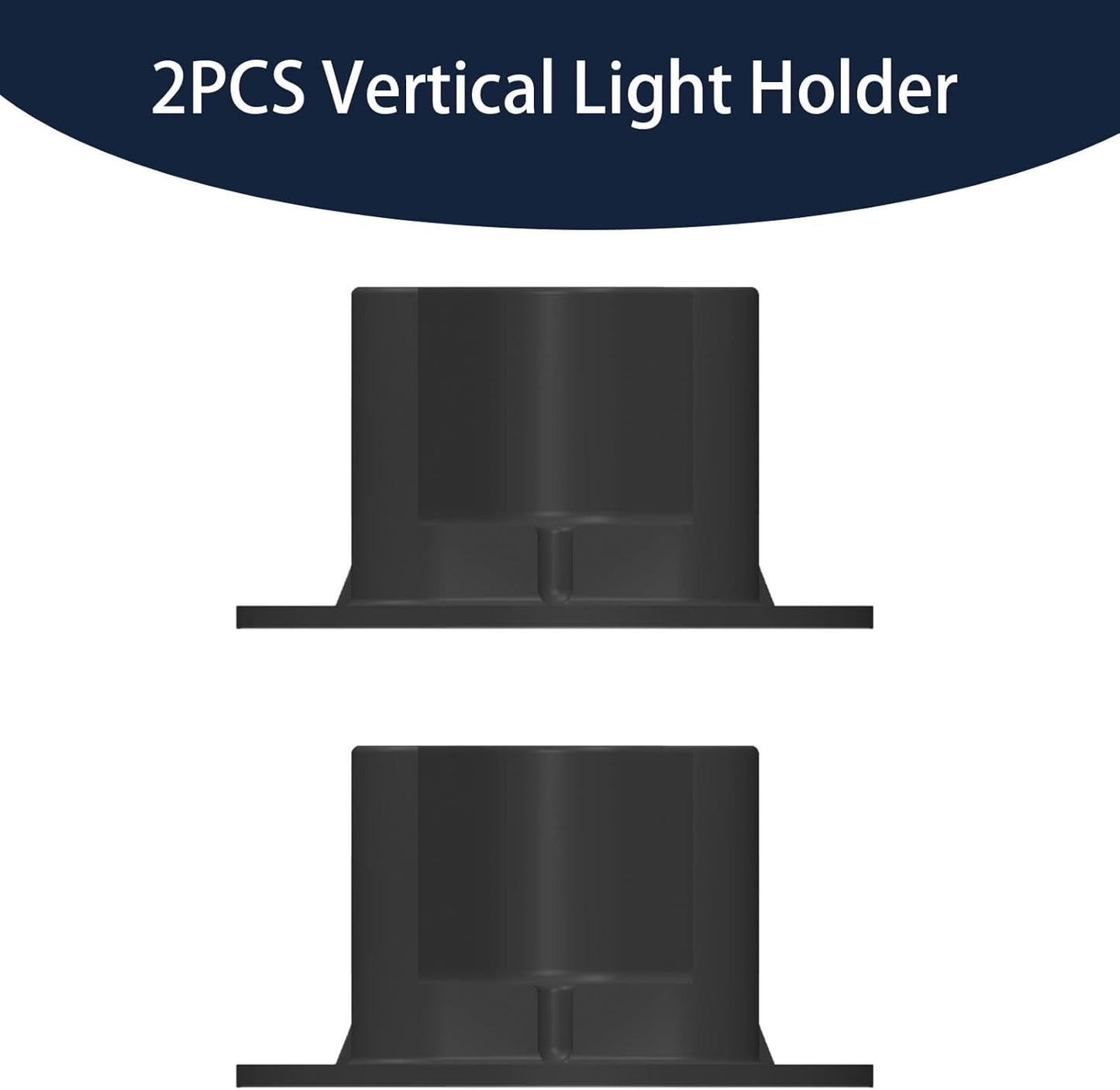 2PCS Vertical Light Holder Fit for Govee H6056 LED Light Bars & Base Bracket Kit for Monitor/TV Back (Light Bars Not Included)