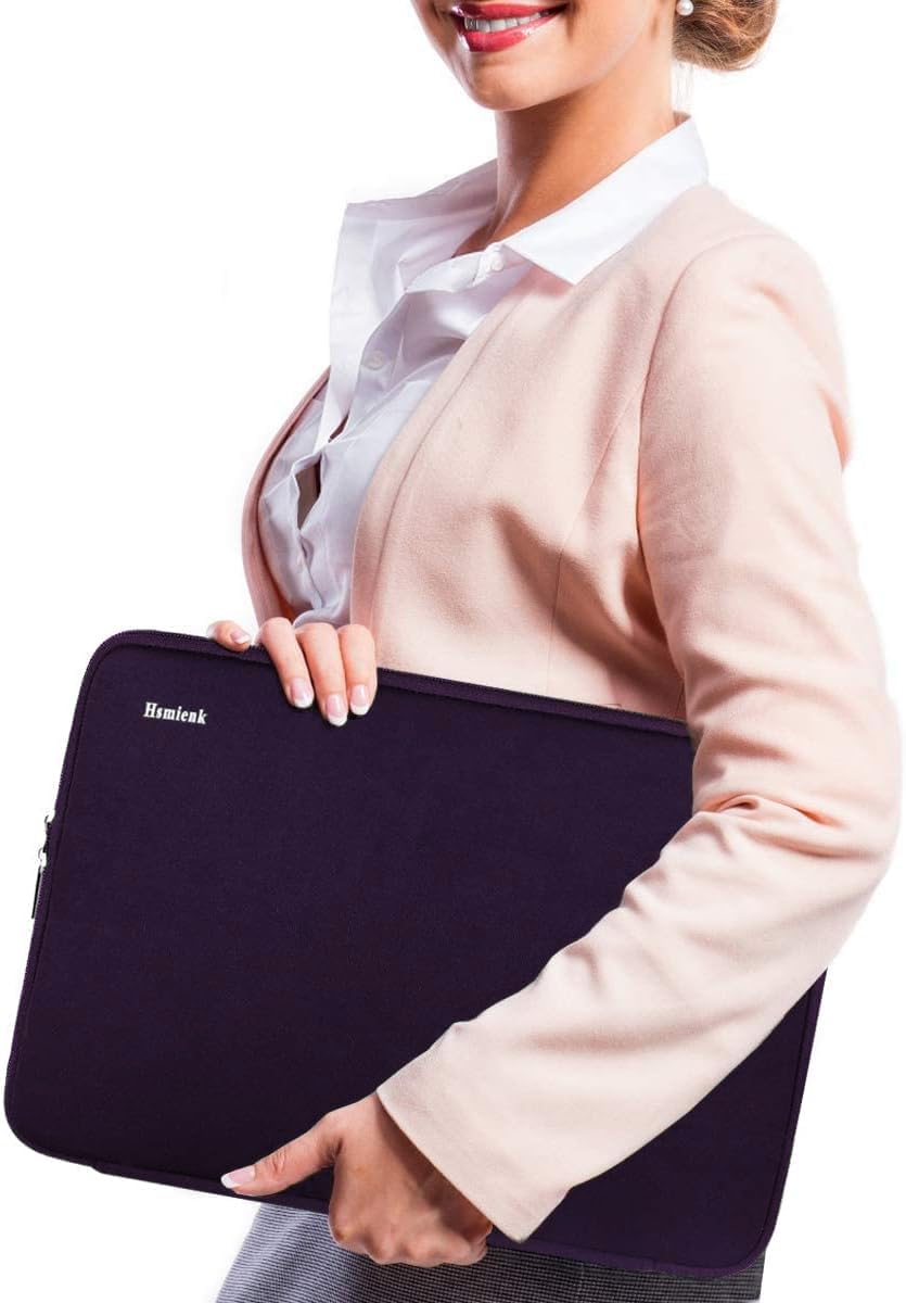 Laptop Sleeve 15.6 Inch, Durable Shockproof Protective Cover Flip Case Briefcase Carrying Computer Bag Case Compatible with 15.6 Inch HP, ASUS, Lenovo, Acer, Notebook, Computer, Black