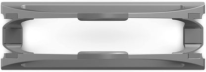 HumanCentric Vertical Laptop Stand for Desks in Matte Black, Upright Adjustable Holder to Dock Apple MacBook Stand, and Other Laptops to Organize Work & Home Office, Automatic Grip