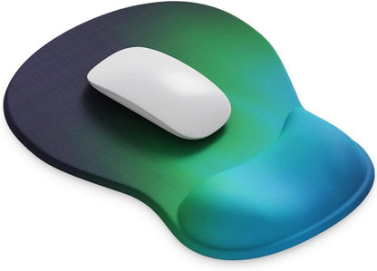 ErgoComfort Gel Wrist Rest Mouse Pad-Ergonomic Office Mousepad with Wrist Support-Non-Slip, Design Desk Accessories Mat for Home&Game Decor (06Mocha Sand)