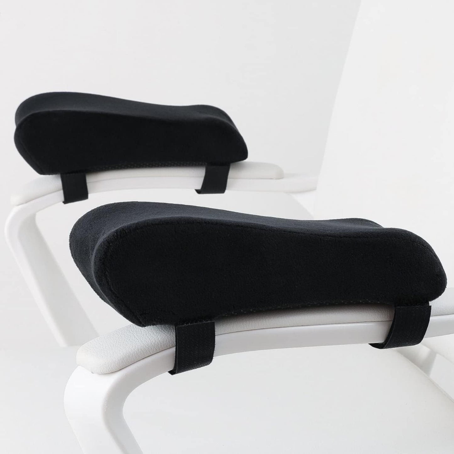 LargeLeaf Chair Armrest Cooling Gel Cushions Elbow Pillow Pressure Relief Office Chair Gaming Chair armrest with Memory Foam armrest Pads 2-Piece Set of Chair