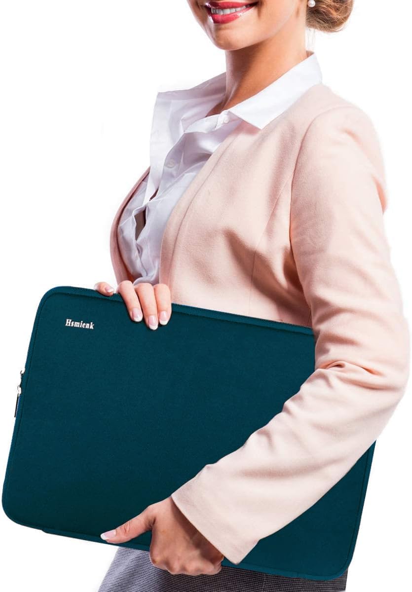 Laptop Sleeve 15.6 Inch, Durable Shockproof Protective Cover Flip Case Briefcase Carrying Computer Bag Case Compatible with 15.6 Inch HP, ASUS, Lenovo, Acer, Notebook, Computer, Black