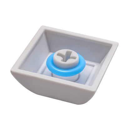 120Pcs Clear Rubber O-Ring Keyboard, O-Rings Keycaps, Switch Dampeners Keycap, for Cherry MX Key Switch Keyboards Dampers,White