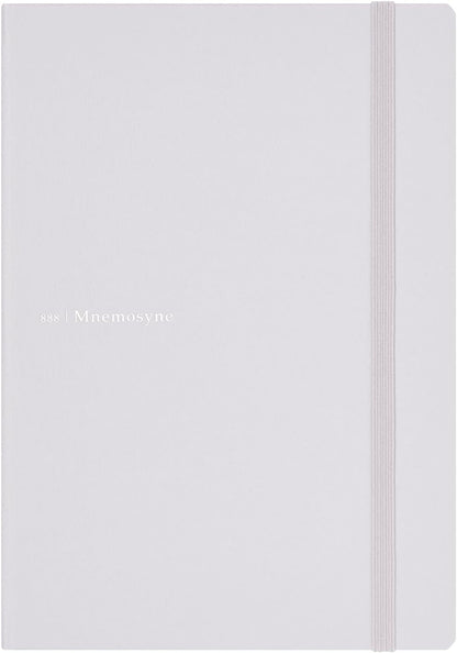 Maruman Mnemosyne Lined Notebook- Vertical A5, 5.83" x 8.27", 70 Sheets / 140 Pages, 7mm College Ruled With Center Line Journal, Perforated Pages & Wire-Bound to Lay Flat, Black, Made in Japan - Colors B