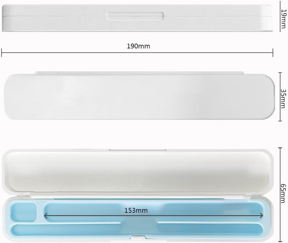 SIXFU Case for Apple Pencil, Storage Case Design for Apple Pen 2nd/ 1st, iPad Pencil Accessories Charging Cable Case for Stylus Pen(White+Pink)