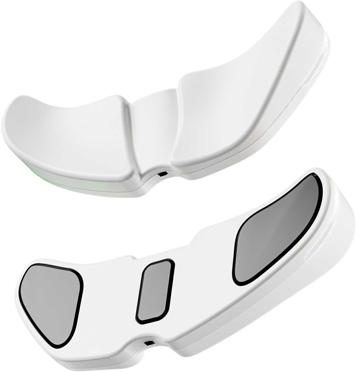 HornsX1 Right-Handed Ergonomic Gliding Palm Rest for Mouse, Wrist Rest Pad, Reduce Wrist Pain, Anti-Fatigue, for Gaming/Office Work Casual Use - White, 1 PCS