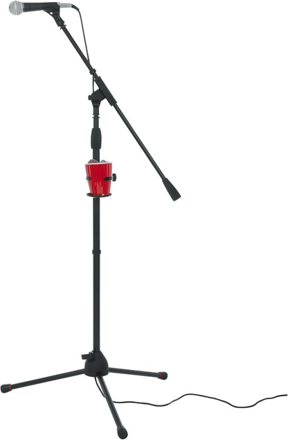 Gator Frameworks Microphone Stand Clamp On Drink Holder Holds Single Beverage, Cup (GFW-SINGLECUP)