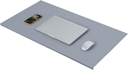 AKOZLIN 35.4"x 18.9" Soft PU Leather Surface Office Desk Mouse Mat Anti-Push Pad with Full Grip Fixation Lip Table Blotter Edge-Locked Protector