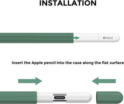 AhaStyle Silicone Case for Apple Pencil (USB-C) 2023 Ultra Thin Proteative Cover Skin Apple Pencil Sleeve Anti-Slip Grip Compatible with Apple Pencil USB C (Lavender)
