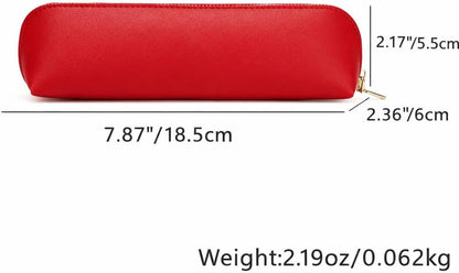 Canvas Pencil Case Cotton Canvas and Simple Multifunctional Pencil Bag Zipper Portable Storage (Black)