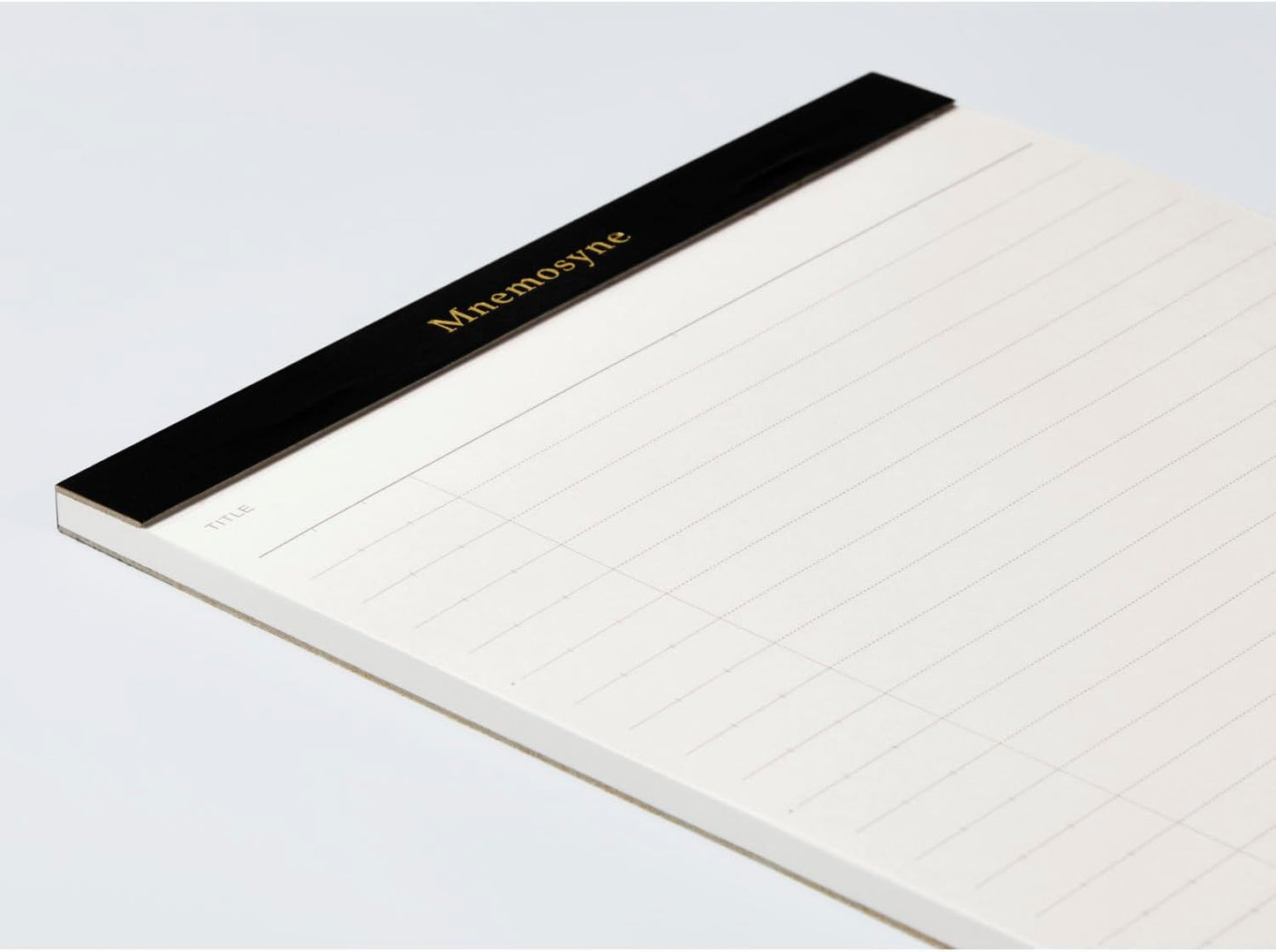 Maruman Mnemosyne Lined Notebook- Vertical A5, 5.83" x 8.27", 70 Sheets / 140 Pages, 7mm College Ruled With Center Line Journal, Perforated Pages & Wire-Bound to Lay Flat, Black, Made in Japan - Colors B