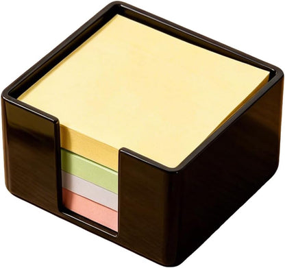 3x3 Inch Acrylic Sticky Note Holder, Crystal Clear Sticky Note Dispenser for Dorm Room Home and Office Acrylic Desk Organizer