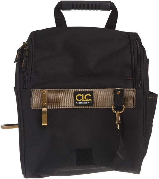 CLC Custom Leathercraft 1509 Zippered Professional Electricians Tool Pouch, 21 Pocket , Black