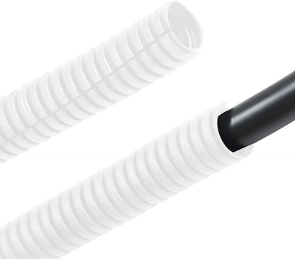 ZhiYo 100 FT 1/4” Wire Loom Split Tubing Auto Wire Conduit Flexible Cover