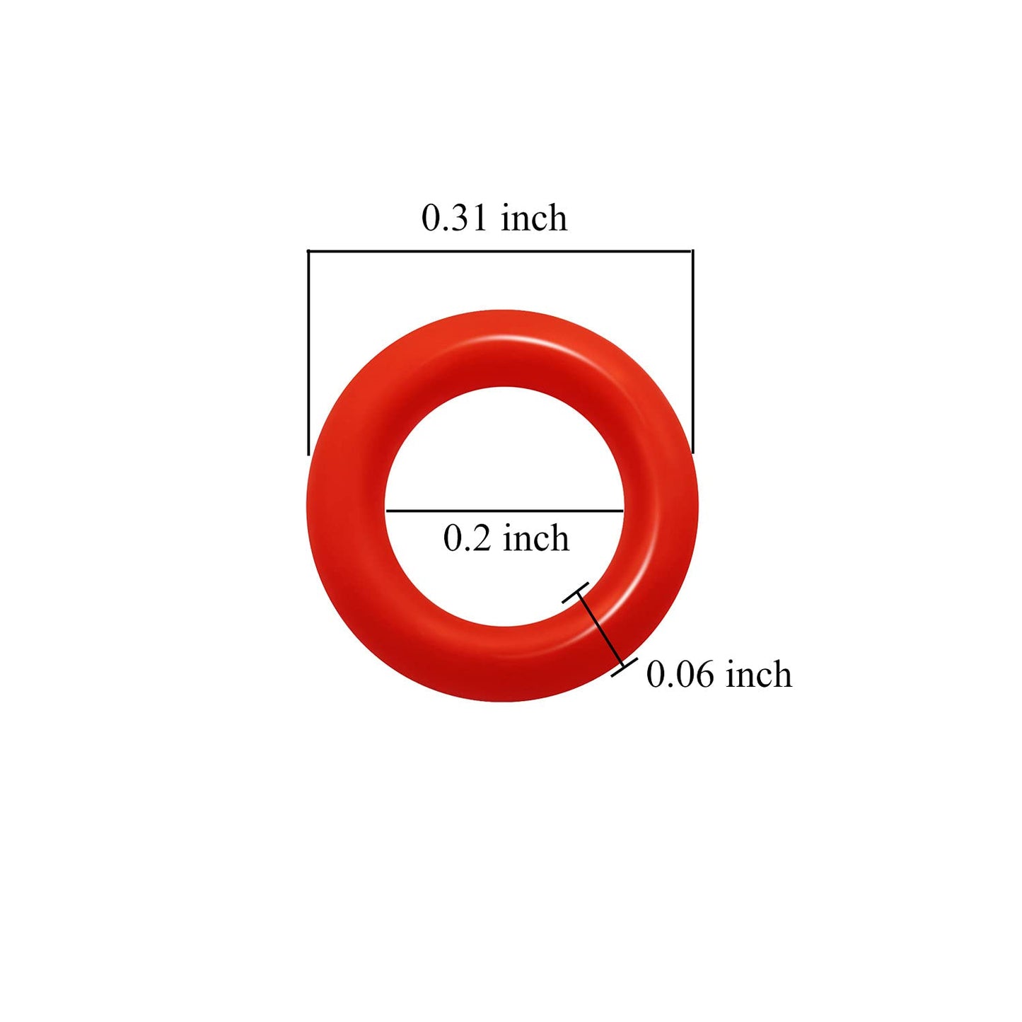 120Pcs Clear Rubber O-Ring Keyboard, O-Rings Keycaps, Switch Dampeners Keycap, for Cherry MX Key Switch Keyboards Dampers,White
