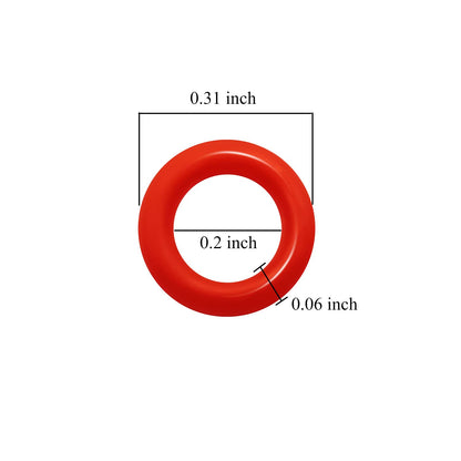120Pcs Clear Rubber O-Ring Keyboard, O-Rings Keycaps, Switch Dampeners Keycap, for Cherry MX Key Switch Keyboards Dampers,White