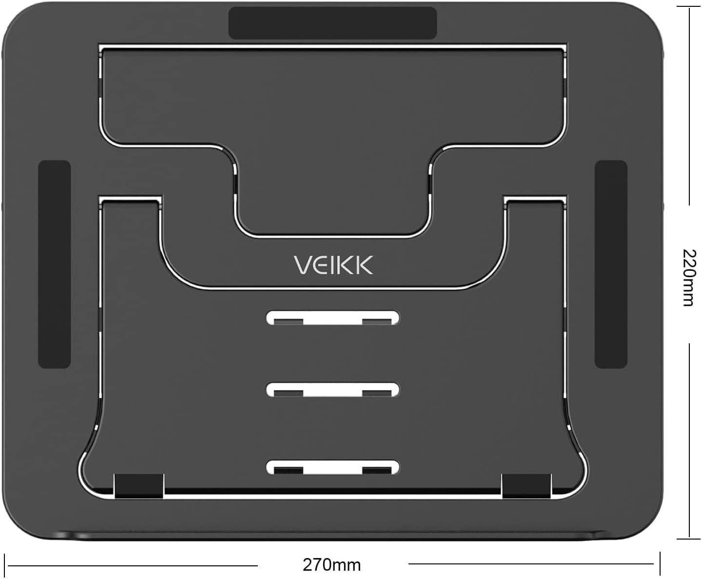 VEIKK Drawing Tablet Stand for Desk Foldable and Adjustable Graphics Tablet and Pen Display Stand,Non Slip 15° to 75° Angle Adjustable for 10 to 15.6 Inch Drawing Monitor