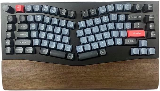 2 pcs Mini Wood Wrist Rest Portable Movable Solid Wooden Walnut Beech for Most Mechanical Keyboard Numpad Sp64