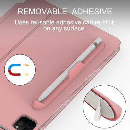 LOVE MEI iPencil Holder Sticker for Apple Pencil 1st/2nd Generation, Strong Adhesive Silicone Holder Sticker [Magnetic Attach Design] Accessories for iPad Stylus Pens
