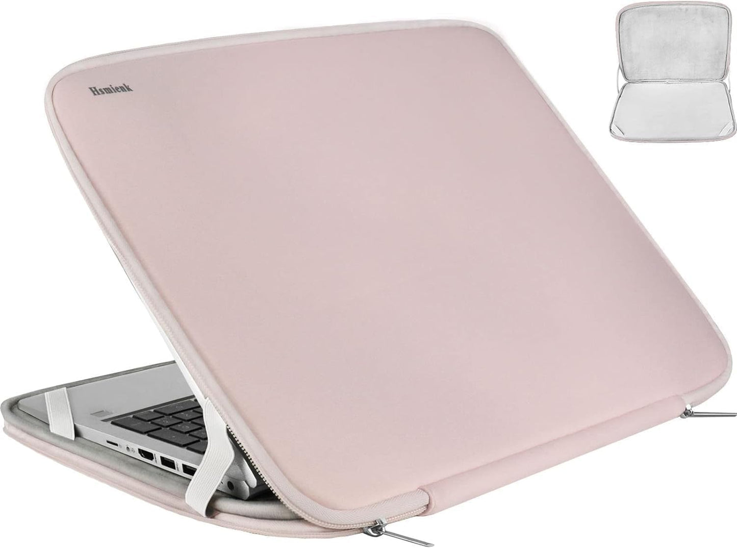 Laptop Sleeve 15.6 Inch, Durable Shockproof Protective Cover Flip Case Briefcase Carrying Computer Bag Case Compatible with 15.6 Inch HP, ASUS, Lenovo, Acer, Notebook, Computer, Black