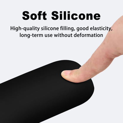 MXCOIRTP Wrist Rest for Mouse, Ergonomic Memory Foam Wrist Cushion Support Pad, Mouse Wrist Pad with Non-Slip Base for Typing Pain Relief, Office, Home, Gaming, Computer, Black